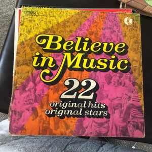 Believe in music 1970s vinyl